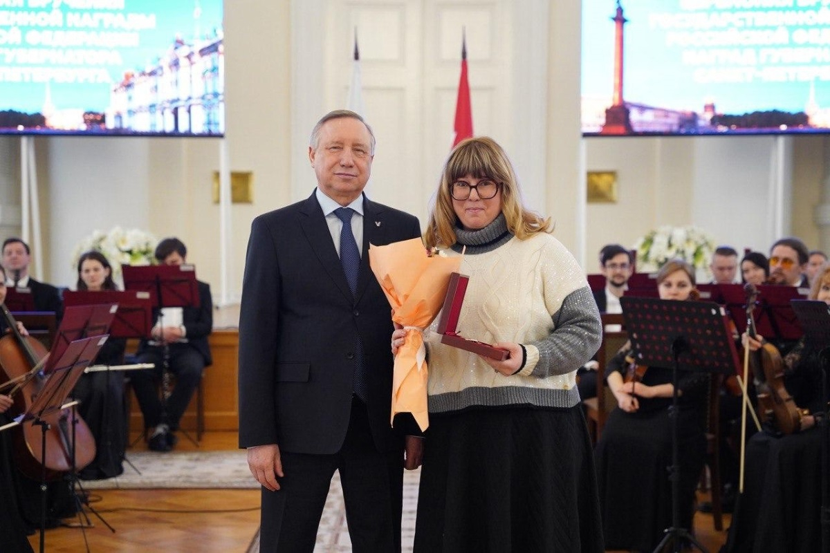 Александр Беглов и Елена Лебедева
